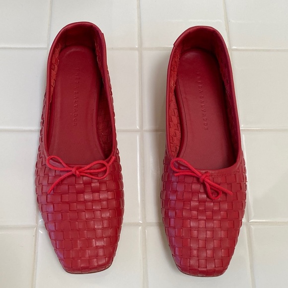 Freda Salvador Shoes - Freda Salvador Red Jada Flats
